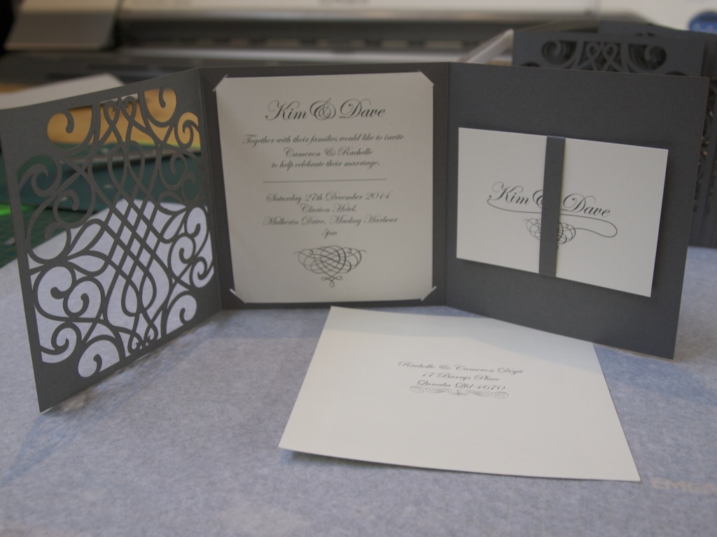 unique wedding invitation